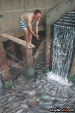 New Pavement Drawings by Julian Beever